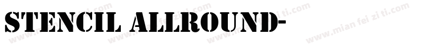 Stencil Allround字体转换